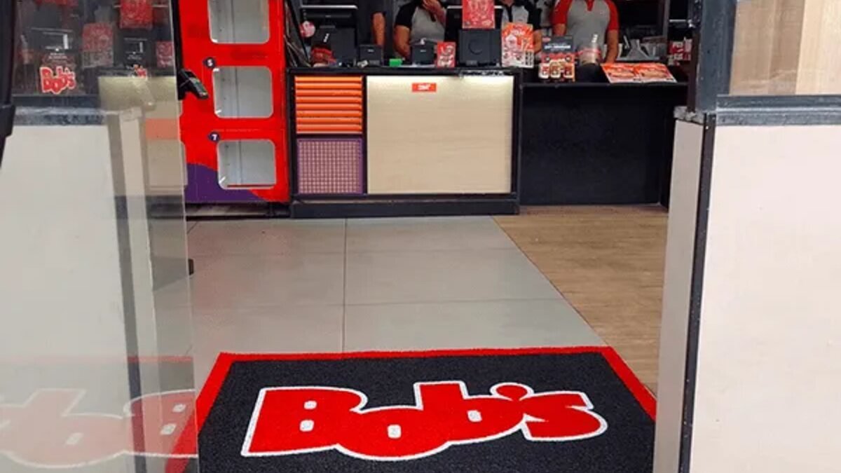 Capa do guia "Tapete personalizado para Fast Food" sobre Tapetes personalizados