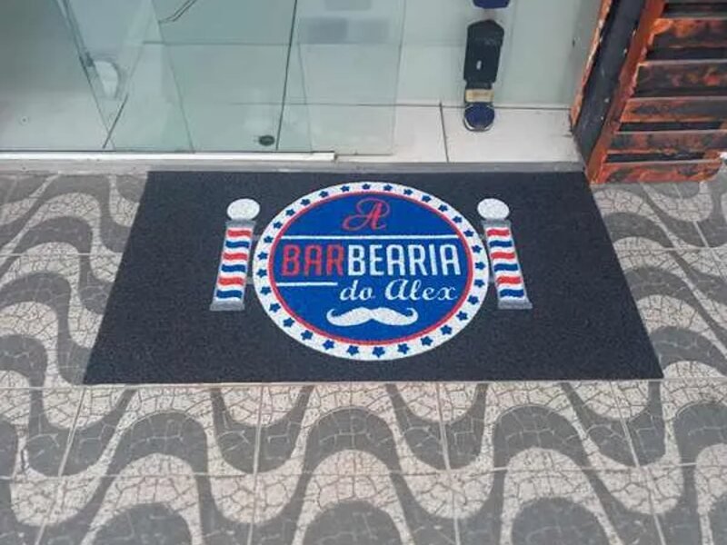 Capa do guia "Tapetes personalizados para Barbearias" sobre Tapetes personalizados