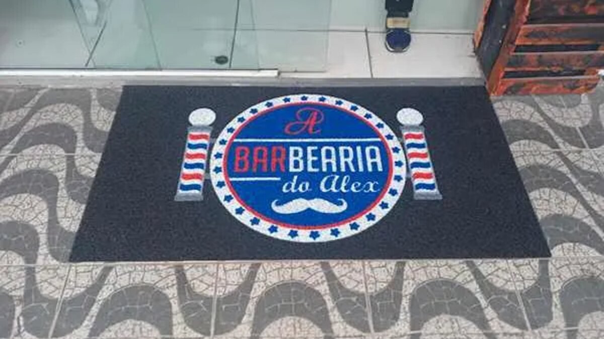 Capa do guia "Tapetes personalizados para Barbearias" sobre Tapetes personalizados
