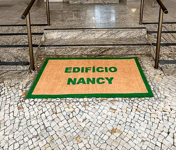 Capacho emborrachado personalizado para entrada