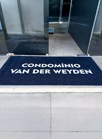 Tapete para portaria de condomínio