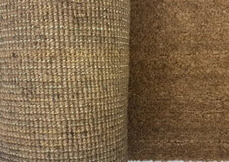 Capachos de Fibra de Coco para entrada de alto fluxo com fibra trançada em imagem de referência da Real Tapetes